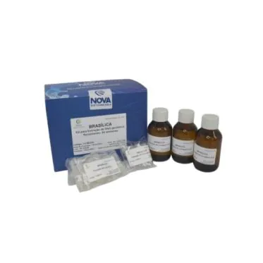 Kit para extração de DNA baseado no uso de resina (Brasílica) 50 amostras Nova Biotecnologia