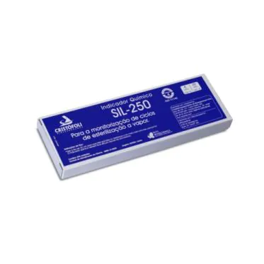Indicador Químico SIL-250 pacote c/ 6 caixas de 250 fitas - Cristófoli