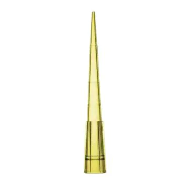 Ponteira sem filtro 5-200uL amarela tipo gilson 1000und/pct Olen