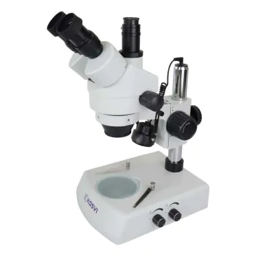Microscópio Estereomicroscópio Trinocular Com Zoom 7x -45x Kasvi