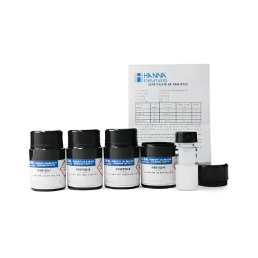Kit de calibração de turbidez para turbidímetro Hanna