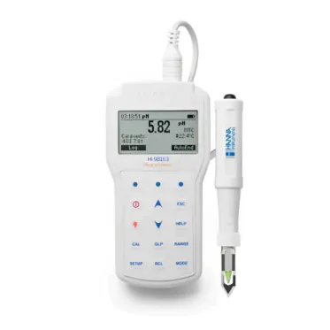 Medidor de PH Profissional Portátil para Carne Hanna
