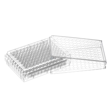 Microplaca para cultivo celular 96 poços fundo V superfície tratada Mevalabs