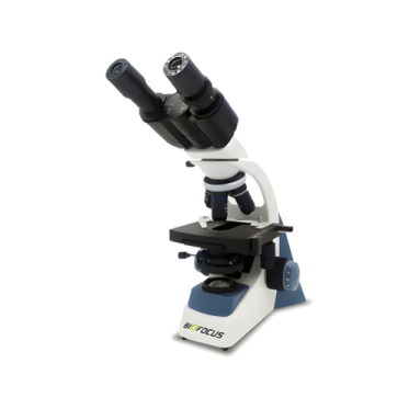 Microscópio Biológico Série Blue 1600X Bino Acro Led Bateria E Bi-Volt Biofocus