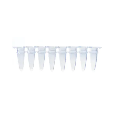 Microtubo em tiras para qPCR 8x0,2mL branco 120und/pct Gunster