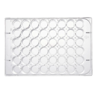 Placa para cultivo celular 48 poços fundo chato Mevalabs