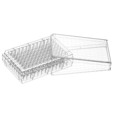 Placa para cultivo celular 96 po&ccedil;os fundo chato TC-treated Mevalabs