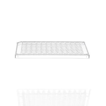Tampa para microplaca ELISA 96 poços transparente e estéril 25un/pct Mevalabs