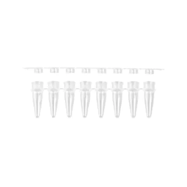 Tira de tubos para PCR com tampa 8x200mL 1250und/cx Axygen