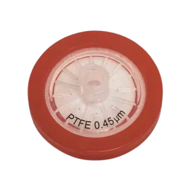 Filtro para seringa PTFE hidrofóbico 25mm 0,22um 100und/cx Kasvi