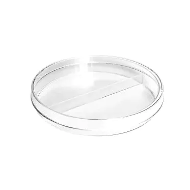 Placa de petri 90x15mm 1 divisória 10 und/pct cralplast