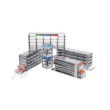 Rack de gavetas deslizantes para ultrafreezer, capac. 5x5 cx 578L 728L 828L | Haier Biomedical