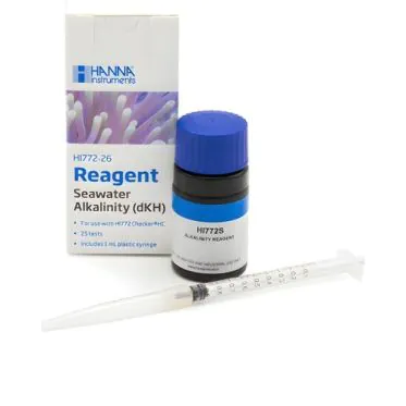 Reagente de Reposição para Checker Alcalinidade Marinha 25 Testes Hanna