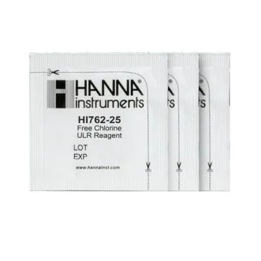 Reagente para Cloro Livre Faixa Ultra Baixa 25 testes Hanna