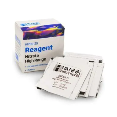 Reagente para Nitrato Marinho Faixa Alta 25 Testes Hanna