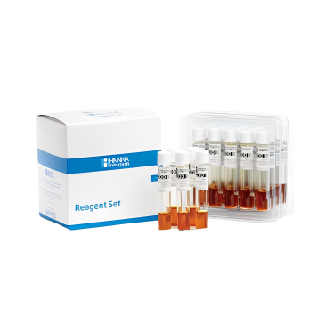 Frascos de reagente para DQO faixa média método EPA 25 testes Hanna