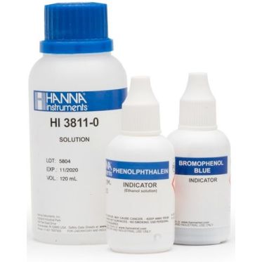 Reagentes de Reposição para Test Kit de Alcalinidade 110 Testes Hanna