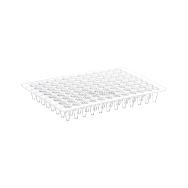 Microplaca PCR de 96 poços 0,2 ml meia borda transparente não estéril 10un/pct - Mevalabs