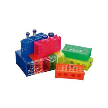 Rack Quatro Faces Retangular para Tubos 0,5 mL a 50 mL Kasvi