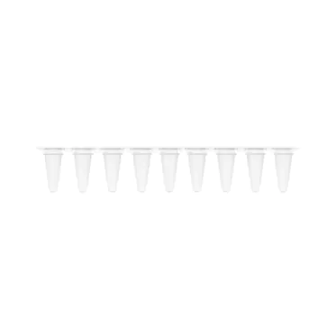 Microtubo em tiras para qPCR 8x0,1mL branco 120und/pct Gunster