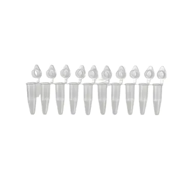 Microtubo para PCR regular profile 8x0,2mL em tiras com tampa 120und/pct Capp