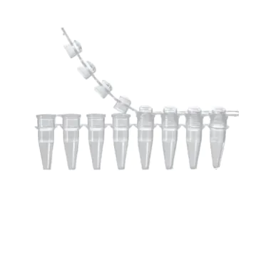 Microtubo para PCR regular profile 8x0,2mL em tiras com tampa 120und/pct Capp