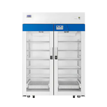 Refrigerador biomédico vertical com porta dupla de vidro 2-8C° 1009L 220v60Hz - Haier Biomedical