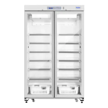 Refrigerador farmacêutico de nova geração 2-8C° com porta de vidro 1031L - Haier Biomedical