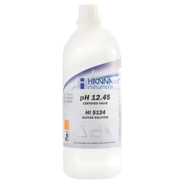 Solução de Calibração PH 12.45 com Certificado 500ml Hanna