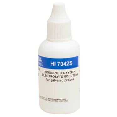 Solução de eletrólito de oxigênio dissolvido para sonda galvânica 30mL Hanna