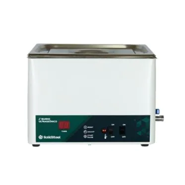 Banho maria ultrassônico com aquecimento 3.8L bivolt SolidSteel