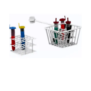 Suporte para coleta feito em arame revestido em pvc Cralplast