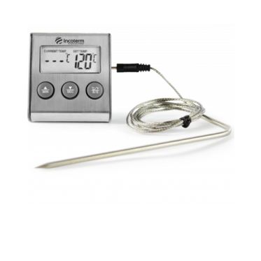 Termômetro Digital para Forno Escala -26a250°C Incoterm