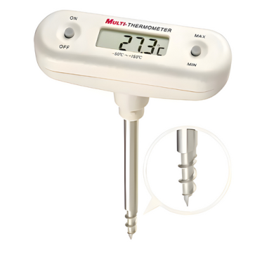 Termômetro Digital tipo Saca-Rolhas Escala -50a150°C Dostmann Eletronic