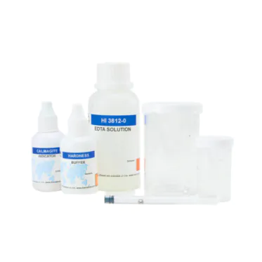 Kit teste de dureza total 0.0-30.0mg/L e 0-300mg/L 100 testes Hanna
