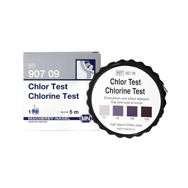 Teste semi-quantitativo cloro 10-200ppm 5mx10mm MN