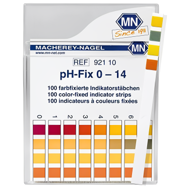 Tira de pH 0-14pH 100und/cx MN