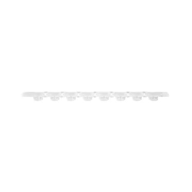 Tampa para tiras de microtubos PCR 8x0,2mL não estéril 125und/pct Axygen